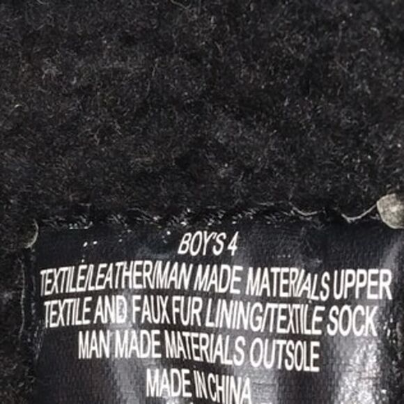 Thermolite Ecomode Boys Pre-owned Insulated Gray & Green Winter Boots - sz. 4 - Picture 8 of 8